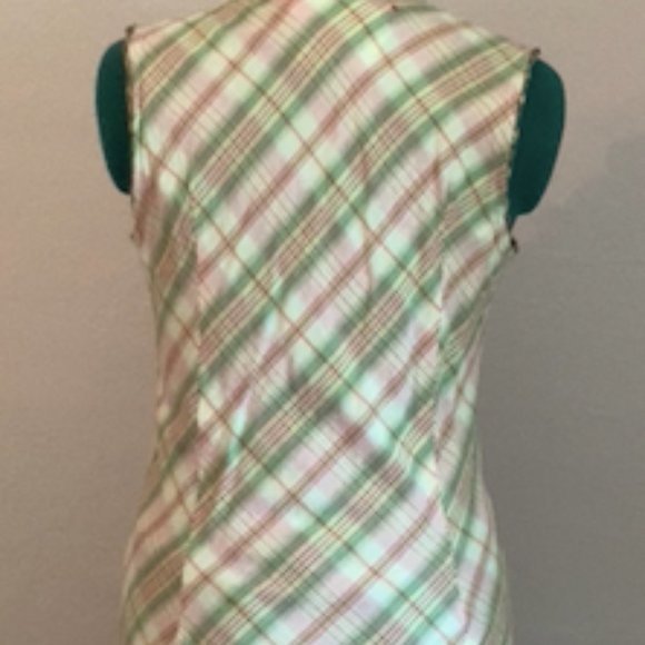 Vintage Diab'less Plaid Tank Top - Picture 4 of 7